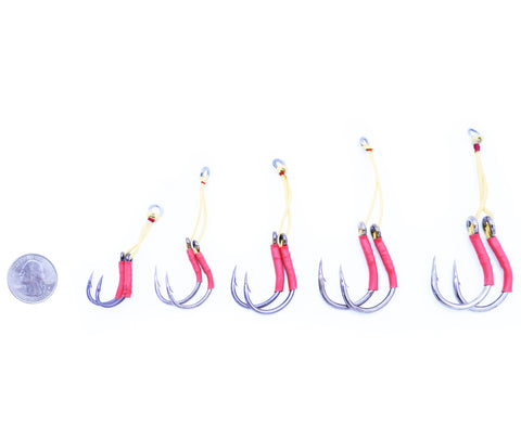 AQUA GANG Hyperfall Assist Hook - Ultra Strong Braided Loop